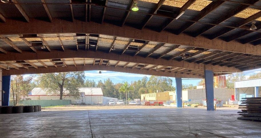 Steel coil and timber racking at BCQ